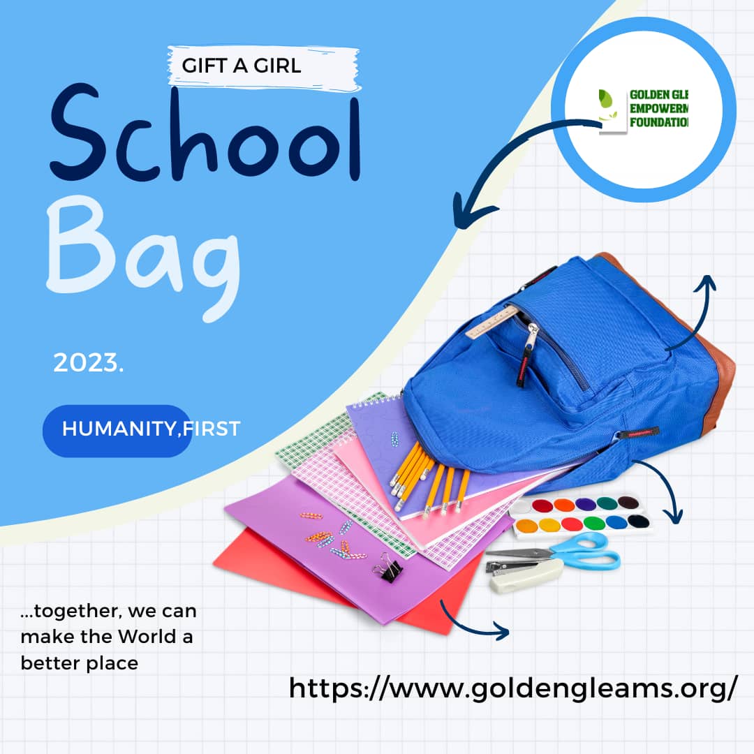 GIFT A GIRL SCHOOL BAG